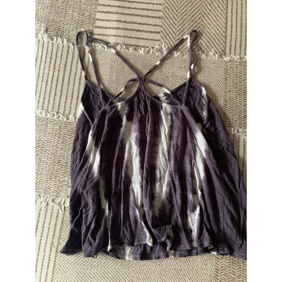 Gray and White Tie Dye Strappy Forever 21 Tank - Picture 3 of 4